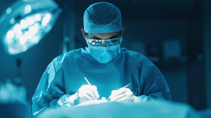 歯周病の手術をしているイメージ