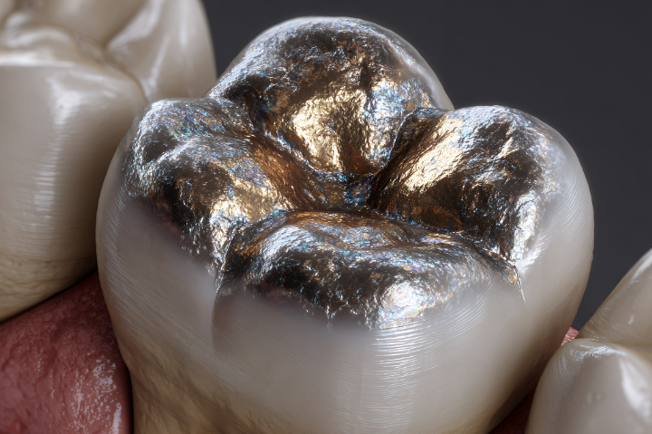 銀歯で治療した歯