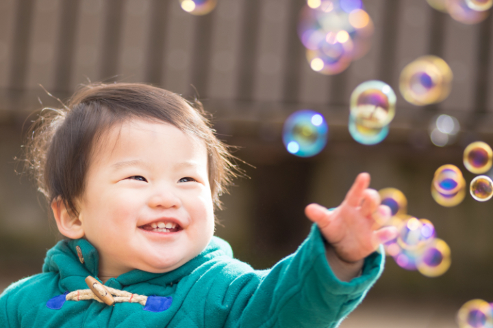 健康的な歯の子ども